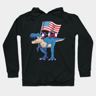 USA Dinosaur Hoodie